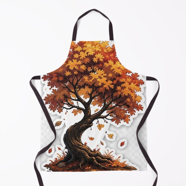 Item preview, Autumn Tree Sticker | Fall Leaves Aesthetic Nature designed and sold by rajaansariT.