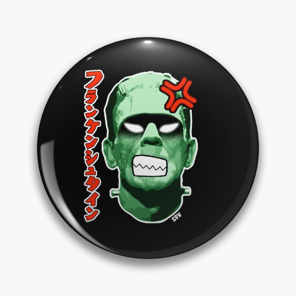Item preview, Frankenstein "GRRR!" T-Shirt Creepy Japanese Tee for Horror Fans | Anime Manga Inspired designed and sold by SBW's Punk Shoppe.