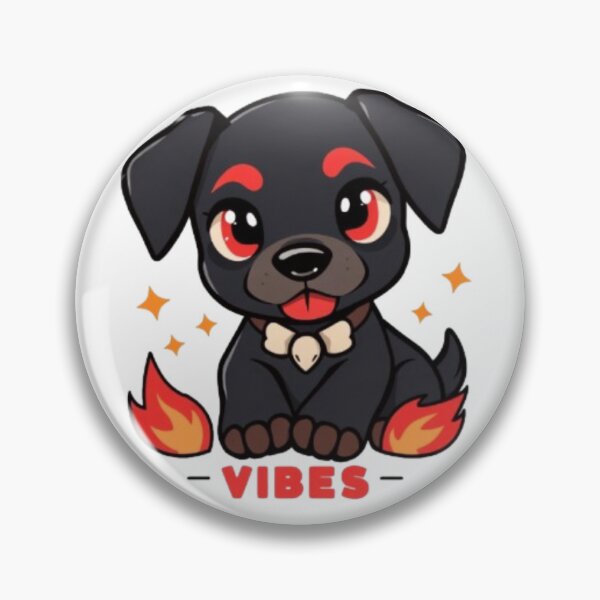 Item preview, Houndoom Style Puppy Cute Fire Dog Vibes Artwork designed and sold by MystiColo.