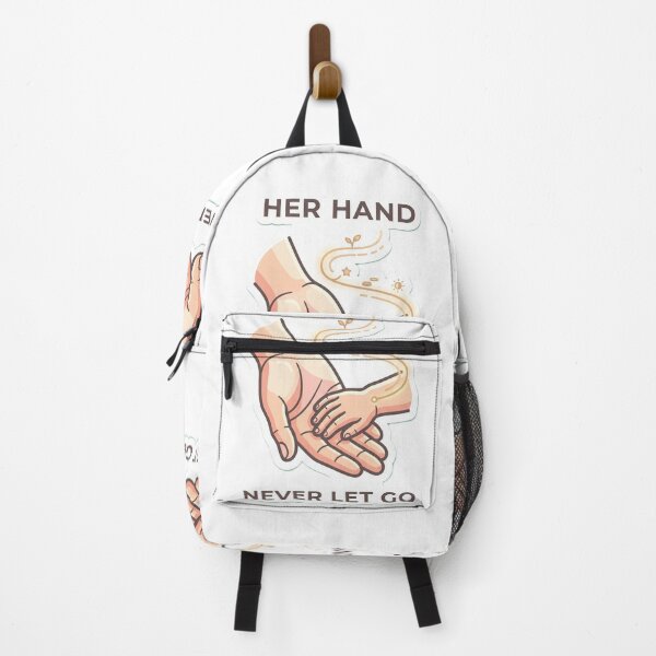 Item preview, Minimalist Mother Guidance Sticker – Her Hand Never Let Go, Life Path Design | T-Shirt designed and sold by Prism-Bubble.