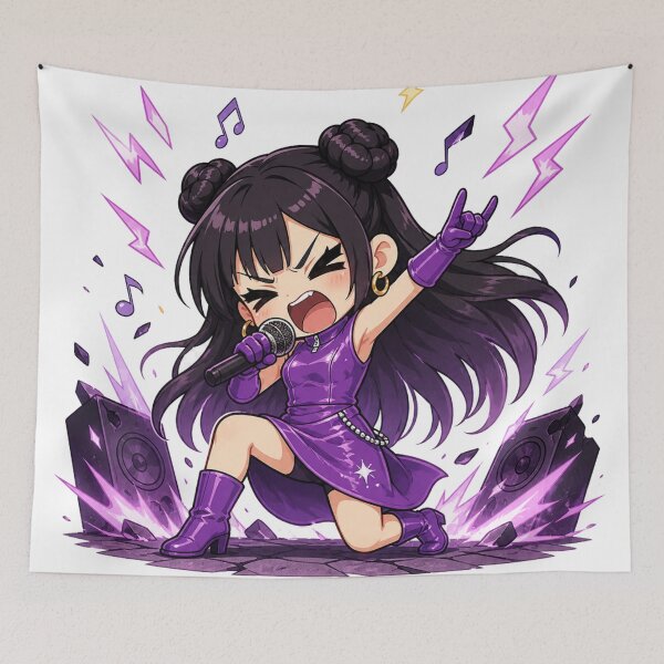 Item preview, Soolari Chibi Anime Girl – Éthos Joyful Kawaii Idol Character designed and sold by KIKABUM.