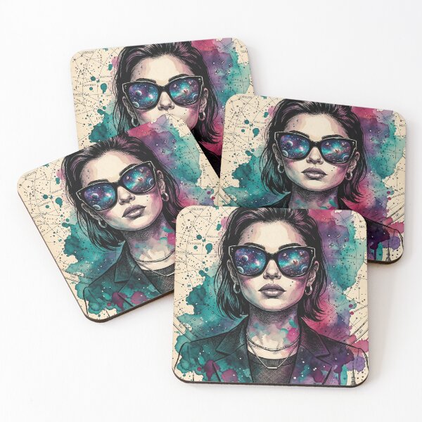 Item preview, Cosmic Vision – Urban Galaxy Portrait designed and sold by lbm68.