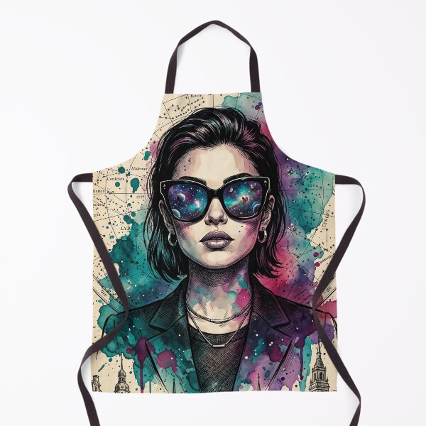 Item preview, Cosmic Vision – Urban Galaxy Portrait designed and sold by lbm68.