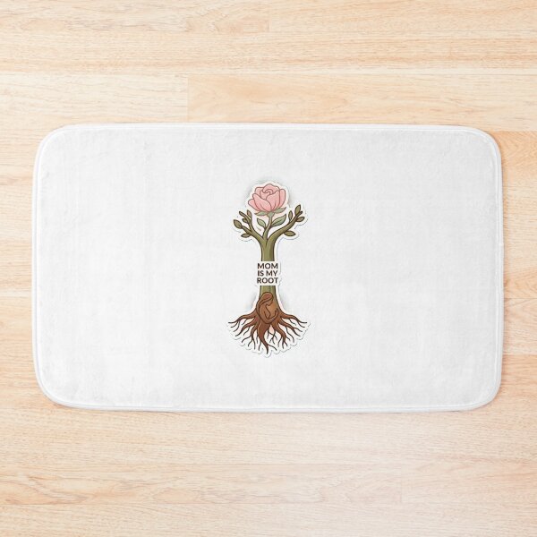 Item preview, Minimalist Mother Roots Tree Sticker – Mom Is My Root, Growth & Life Symbol designed and sold by Prism-Bubble.