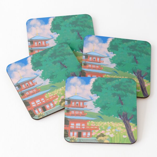 Item preview, Scarlet Sanctuary: Vibrant Eastern Architecture designed and sold by Trendora Havlais.