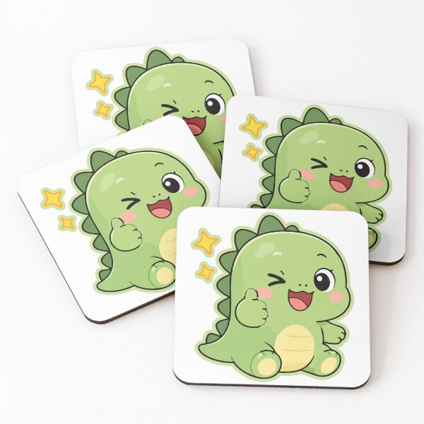 Item preview, Cute Dino Thumbs Up Sticker Kawaii Dinosaur Approval Design designed and sold by Olivra.