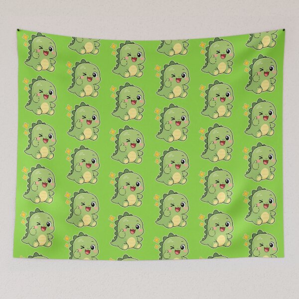 Item preview, Cute Dino Thumbs Up Sticker Kawaii Dinosaur Approval Design designed and sold by Olivra.