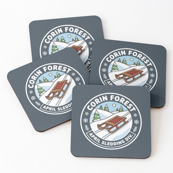 Item preview, Corin Forest Sledding Winter Fun Snow Activities designed and sold by SplashTastic.