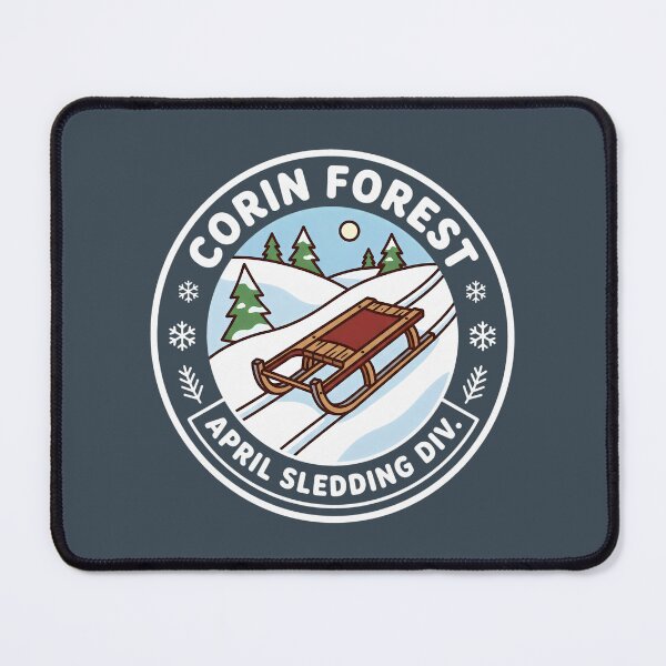 Item preview, Corin Forest Sledding Winter Fun Snow Activities designed and sold by SplashTastic.