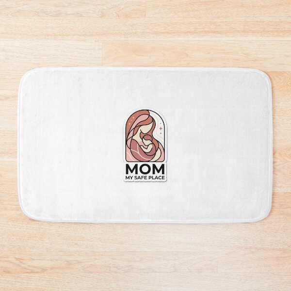 Item preview, Minimalist Mother Protection Sticker – Mom My Safe Place, Abstract Love Design designed and sold by Prism-Bubble.