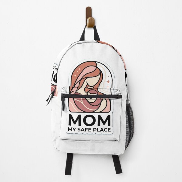 Item preview, Minimalist Mother Protection Sticker – Mom My Safe Place, Abstract Love Design designed and sold by Prism-Bubble.