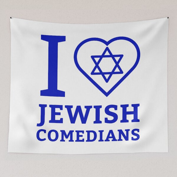 Item preview, I love Jewish comedians  designed and sold by Rachel the Artist .