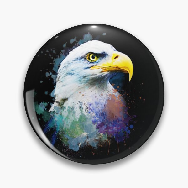 Item preview, Abstract Eagle Head Paint Splash Art designed and sold by StyleBloomes.