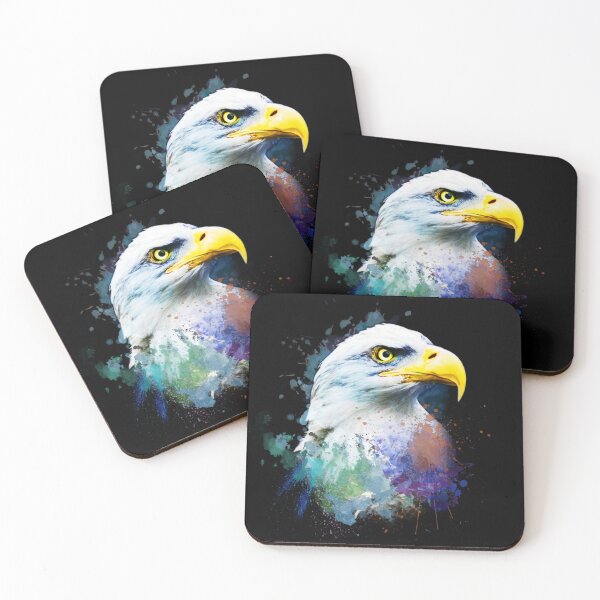 Item preview, Abstract Eagle Head Paint Splash Art designed and sold by StyleBloomes.