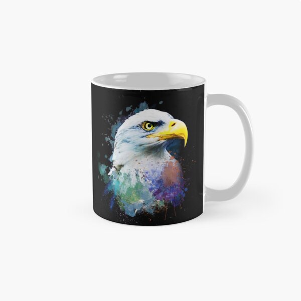 Item preview, Abstract Eagle Head Paint Splash Art designed and sold by StyleBloomes.