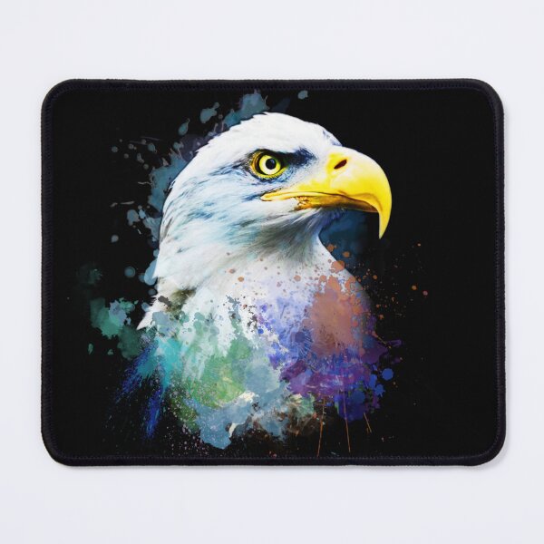 Item preview, Abstract Eagle Head Paint Splash Art designed and sold by StyleBloomes.