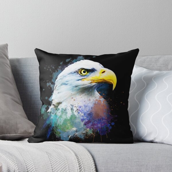 Item preview, Abstract Eagle Head Paint Splash Art designed and sold by StyleBloomes.