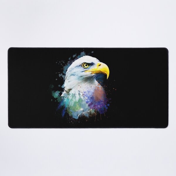 Item preview, Abstract Eagle Head Paint Splash Art designed and sold by StyleBloomes.