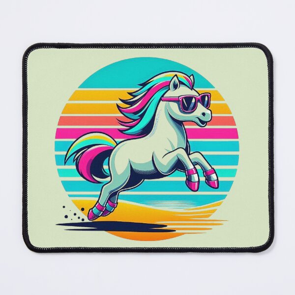 Item preview, Retro Pony – Colorful Sunset Design designed and sold by Dogandesighn.