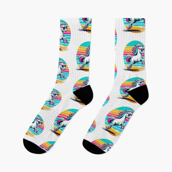 Item preview, Pony retro – Diseño de atardecer colorido designed and sold by Dogandesighn.
