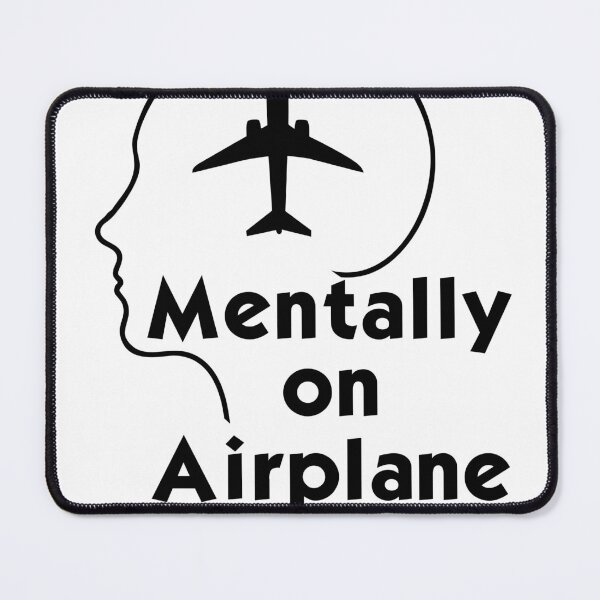 Item preview, Introvert Shirt Mentally On Airplane Mode Funny Anti Social Tee designed and sold by dksdesigner.
