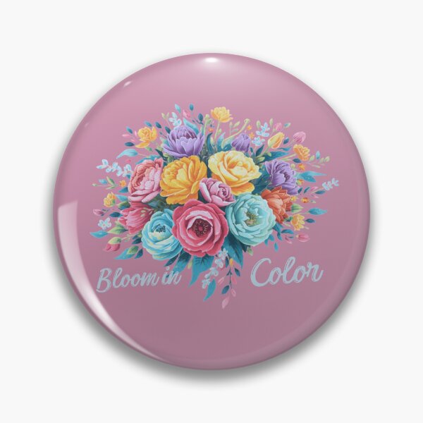Item preview, Bloom in Color Floral Design – Vibrant Sidewalk Chalk Art Inspired Bouquet designed and sold by trendplusco.