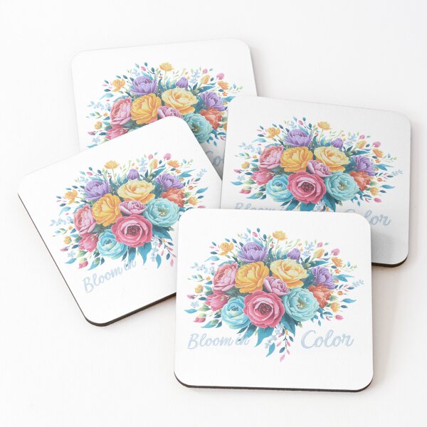 Item preview, Bloom in Color Floral Design – Vibrant Sidewalk Chalk Art Inspired Bouquet designed and sold by trendplusco.