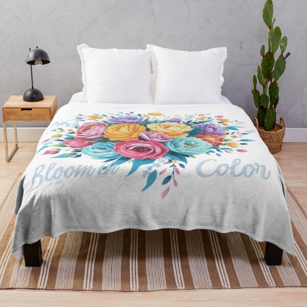 Item preview, Bloom in Color Floral Design – Vibrant Sidewalk Chalk Art Inspired Bouquet designed and sold by trendplusco.