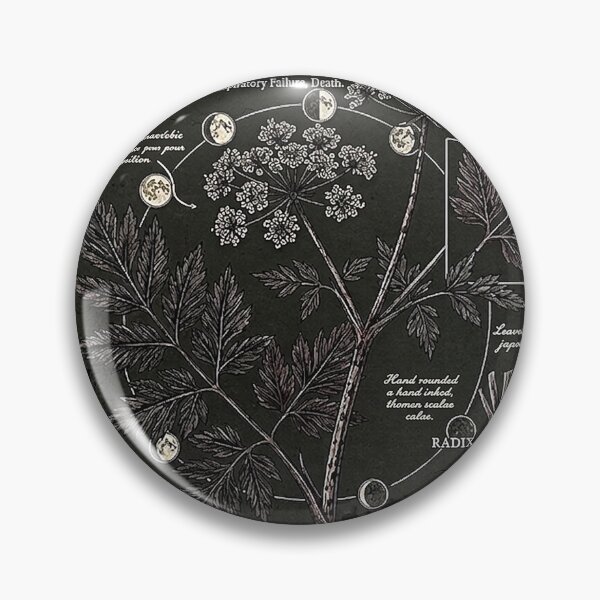 Item preview, Vintage Hemlock Poisonous Botanical Archive Diagram designed and sold by rygenr8.