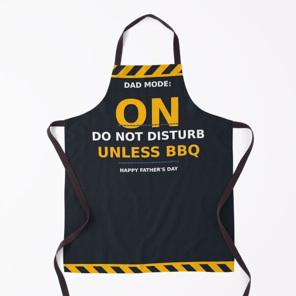 Item preview, Dad Mode On – Do Not Disturb Unless BBQ – Funny Father's Day Shirt designed and sold by TradesmanFunny.