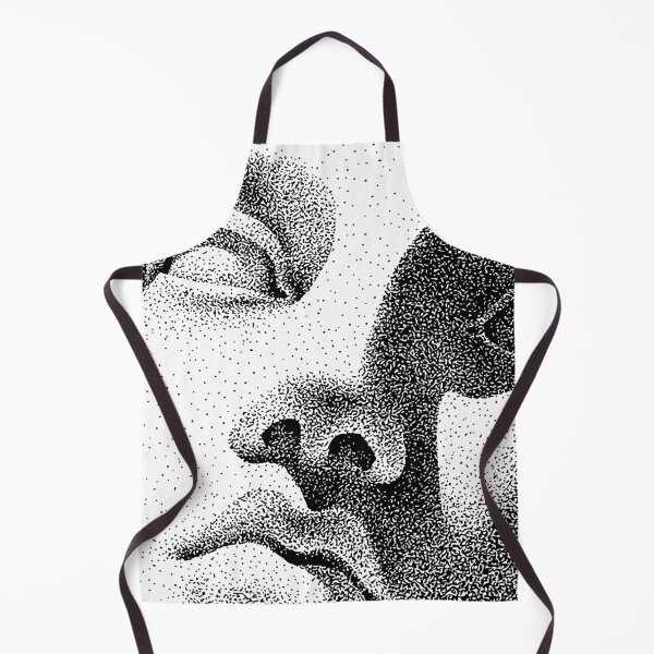 Item preview, Dot Matrix Classical Marble Portrait Stipple Art designed and sold by RamyGallery.
