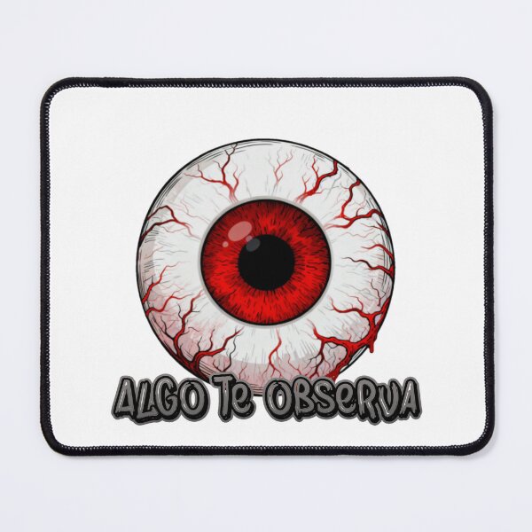 Item preview, “Something is Watching You” Terrifying Red Eye – Dark and Disturbing Design designed and sold by Pixel Fauna.