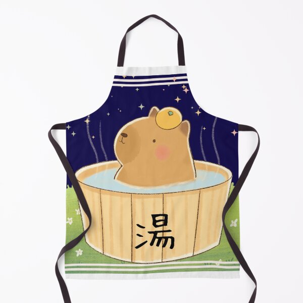 Item preview, Relaxing Capybara Hot Spring Night designed and sold by Miho9999.