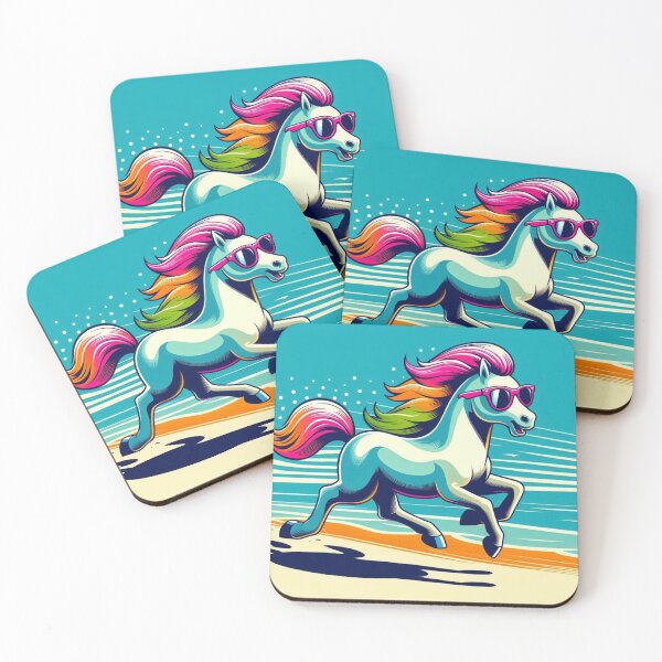 Item preview, Beach Pony – Whimsical Summer Vibes designed and sold by Dogandesighn.