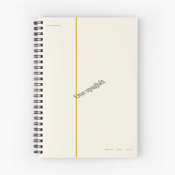 Item preview, One Spaghét | Funny Food Poster | Absurdist Wall Art | Minimalist Kitchen Print designed and sold by ENNUI.AM.