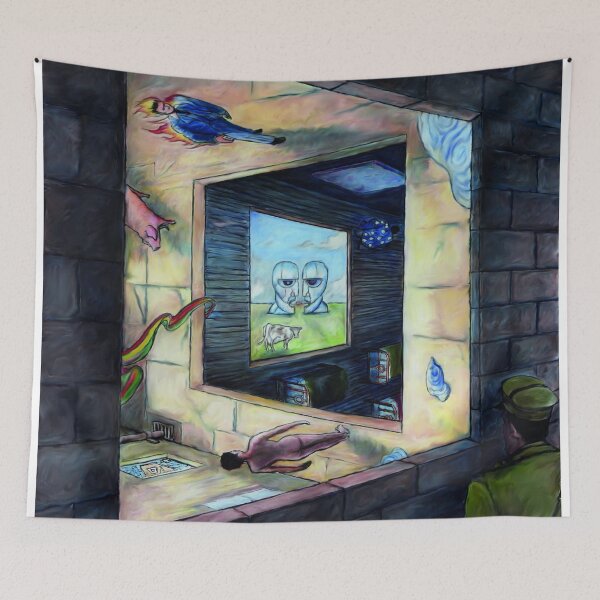 Item preview, Retro Sci-Fi Window Scane Poster designed and sold by georposoy.
