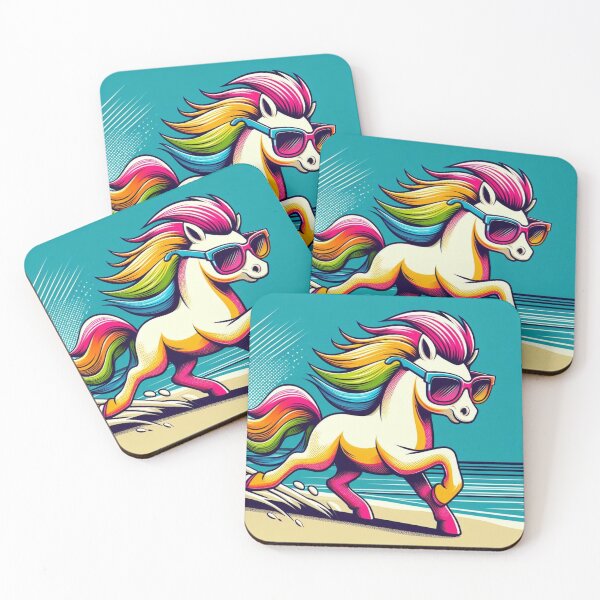 Item preview, Playful Pony – Sunglasses & Ocean designed and sold by Dogandesighn.