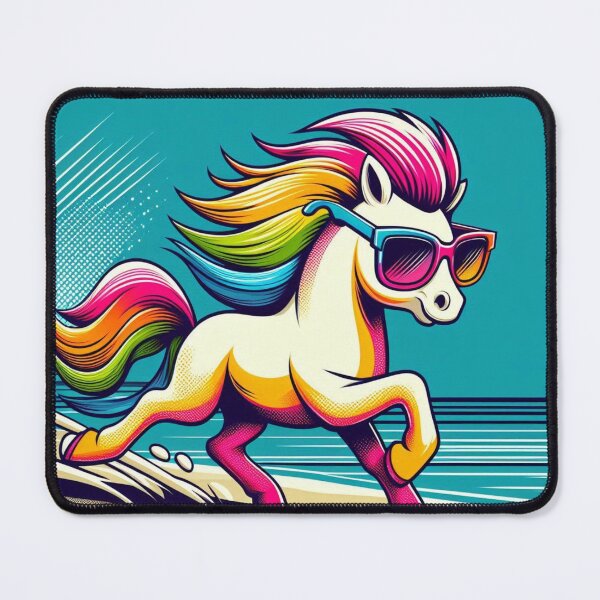 Item preview, Playful Pony – Sunglasses & Ocean designed and sold by Dogandesighn.