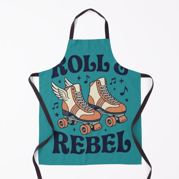 Item preview, Retro Roll & Rebel Winged Roller Skates Design designed and sold by PACS0011.