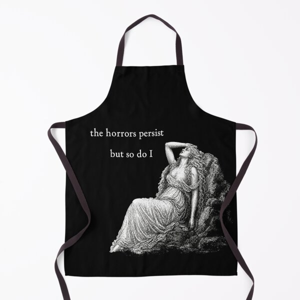 Item preview, The Horrors Persist - White Text designed and sold by w1tchGrrl.