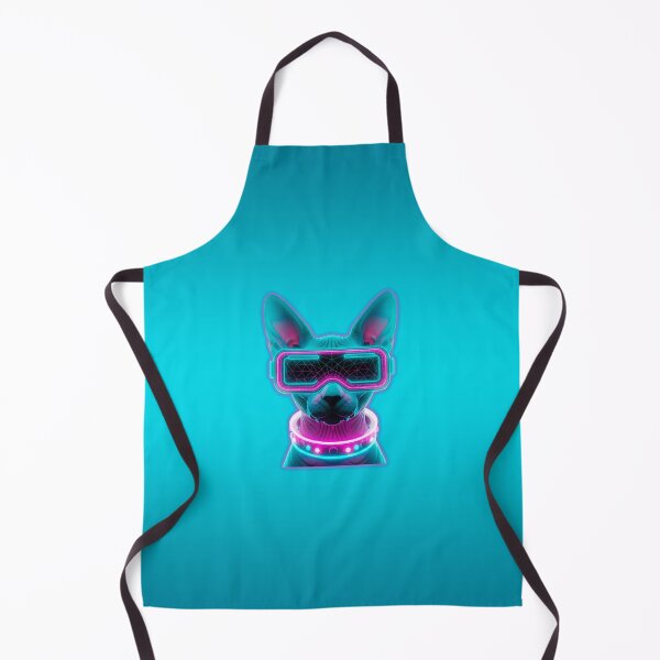 Item preview, Copy of Cyberpunk Sphynx Cat VR Goggles Synthwave Aesthetic designed and sold by powersunlight.