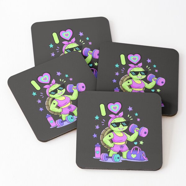 Item preview, Cute Gym Turtle – Strong & Cute Fitness Aesthetic designed and sold by Aimetoi.