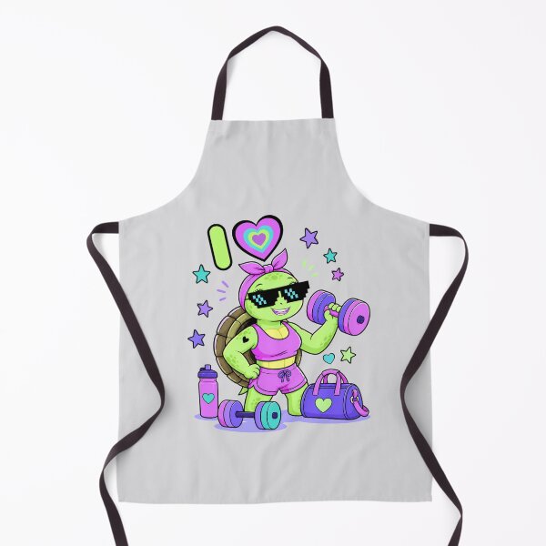 Item preview, Cute Gym Turtle – Strong & Cute Fitness Aesthetic designed and sold by Aimetoi.