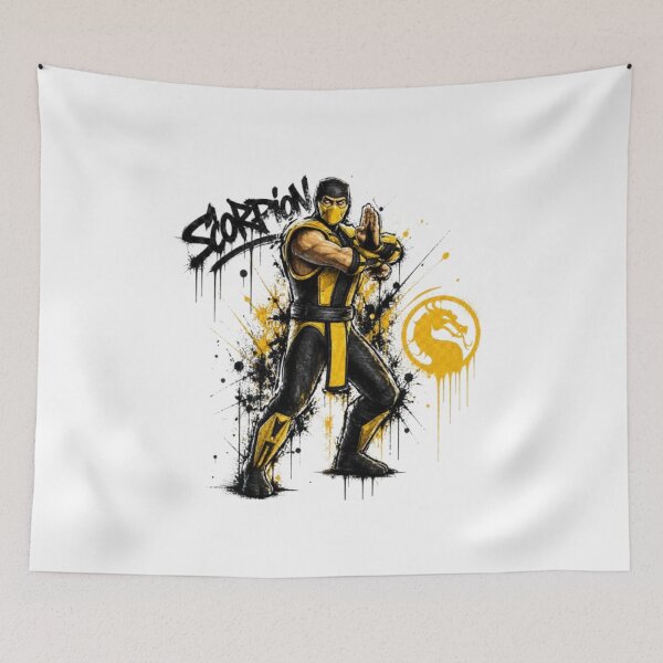 Item preview, Scorpion – Retro Tribute to Mortal Kombat designed and sold by Wawan35200.