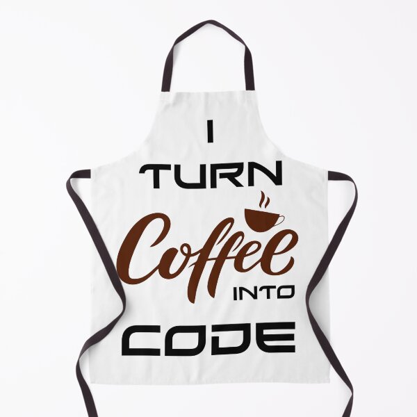 Artikelvorschau, Programmierer-Shirt: Ich verwandle Kaffee in Code (lustig) entworfen und verkauft von dksdesigner.