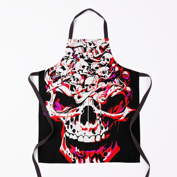 Item preview, Massive Skull Made of Skulls Red Black Dance of Bones Art designed and sold by RamyGallery.