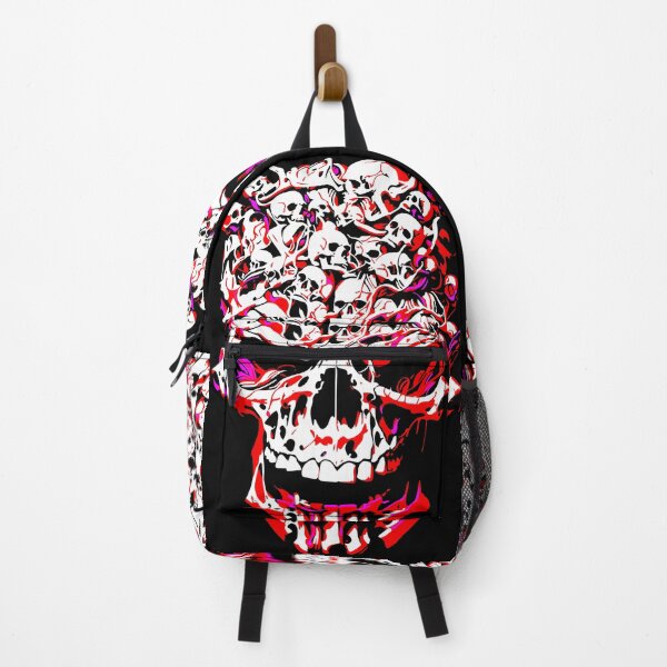 Item preview, Massive Skull Made of Skulls Red Black Dance of Bones Art designed and sold by RamyGallery.