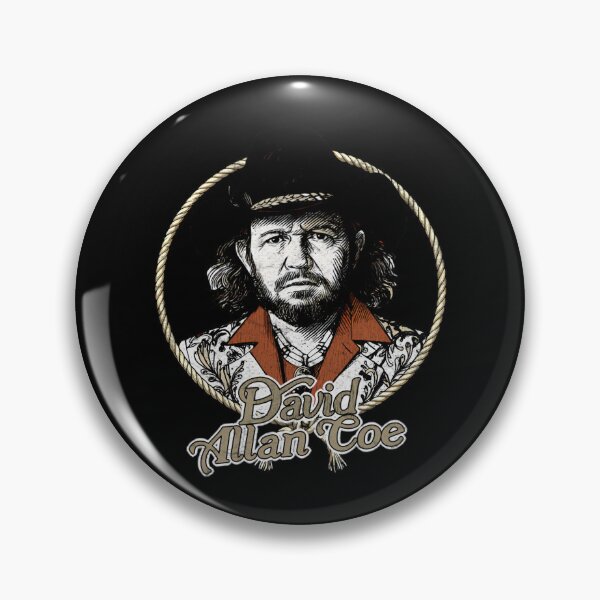 Item preview, David Allan Coe _ Original Retro Style Fan Design designed and sold by RickyTromps.