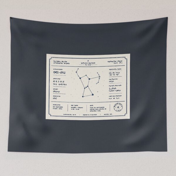 Item preview, Orion Constellation Vintage Astronomical Chart (Deep Sky Registry Plate 07-A) designed and sold by ThreadTheory976.