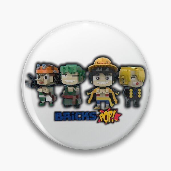 Item preview, Straw Hat Pirates - Bricks Pop! Edition | MOC Fan Art designed and sold by Gabryboy80.